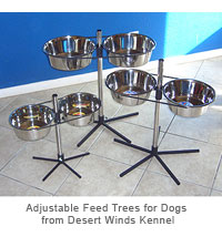 Adjustable Feed Trees from Desert Winds kennel.com