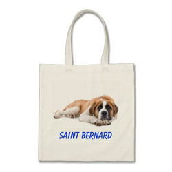 Saint Bernard Grocery Bag